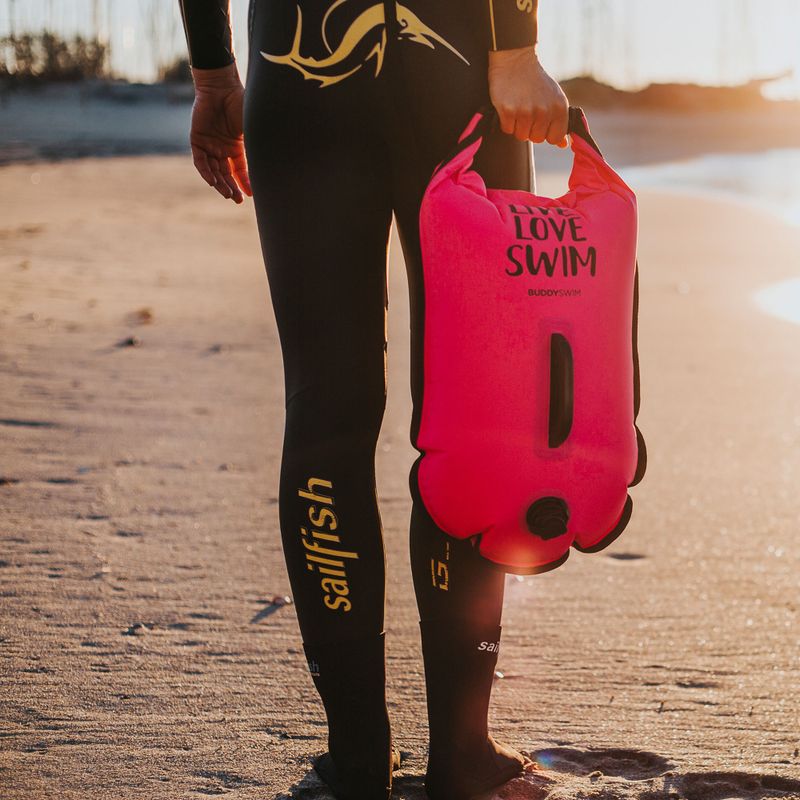 Rettungsboje BuddySwim CSW Dry Bag 20 l pink 5