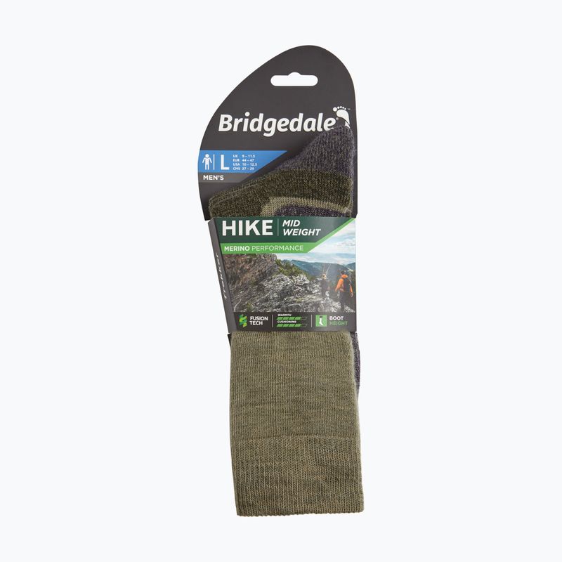 Herrensocken Bridgedale Heavyweight Performance Boot Original green 11