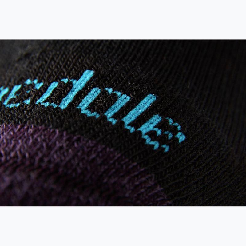 Damensocken Bridgedale Lightweight Merino Performance Boot Original black/purple 3