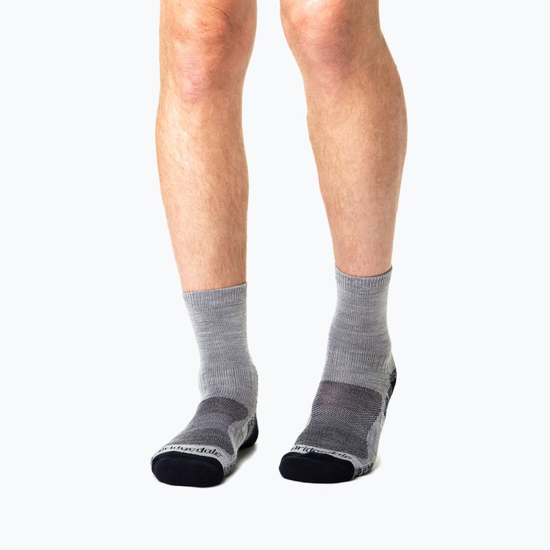 Herrensocken Bridgedale Lightweight Merino Performance 3/4 Crew Original silver/navy 5