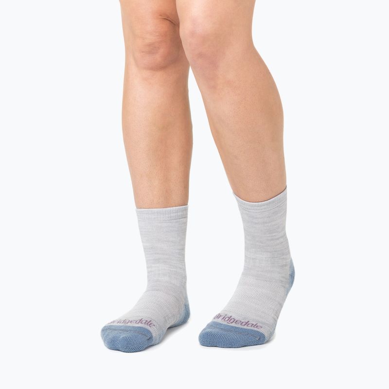 Damensocken Bridgedale Hike Lightweight Performance ¾ Crew grey/smoky blue 3