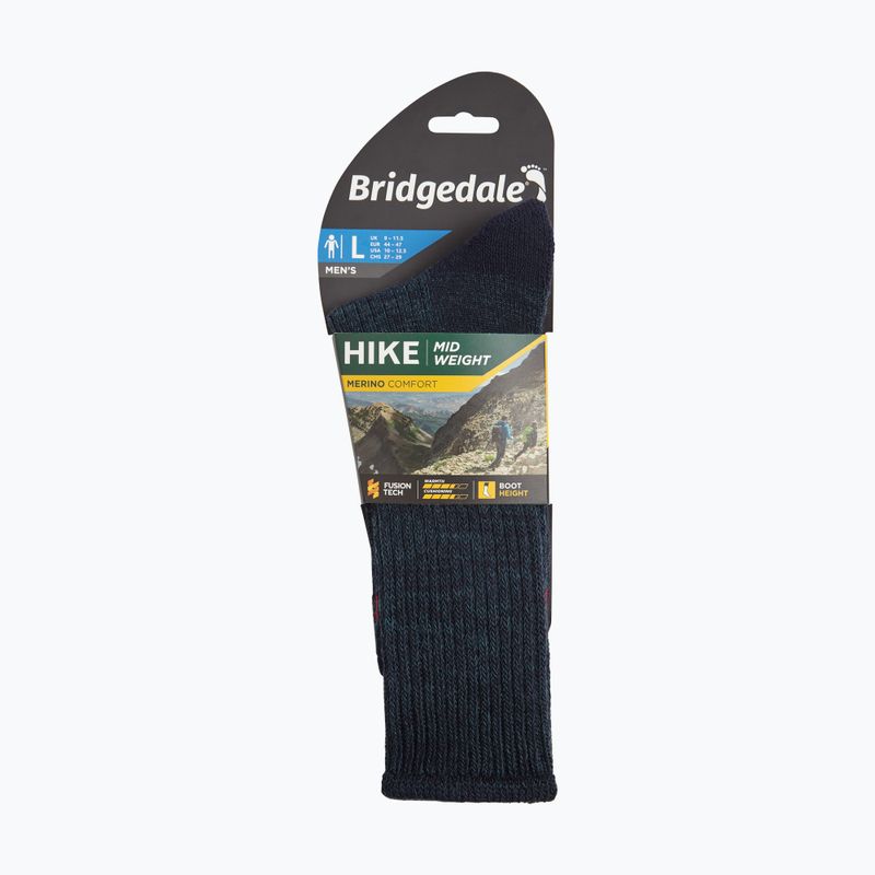 Herren-Socken Bridgedale Midweight Merino Comfort Boot Original navy 4