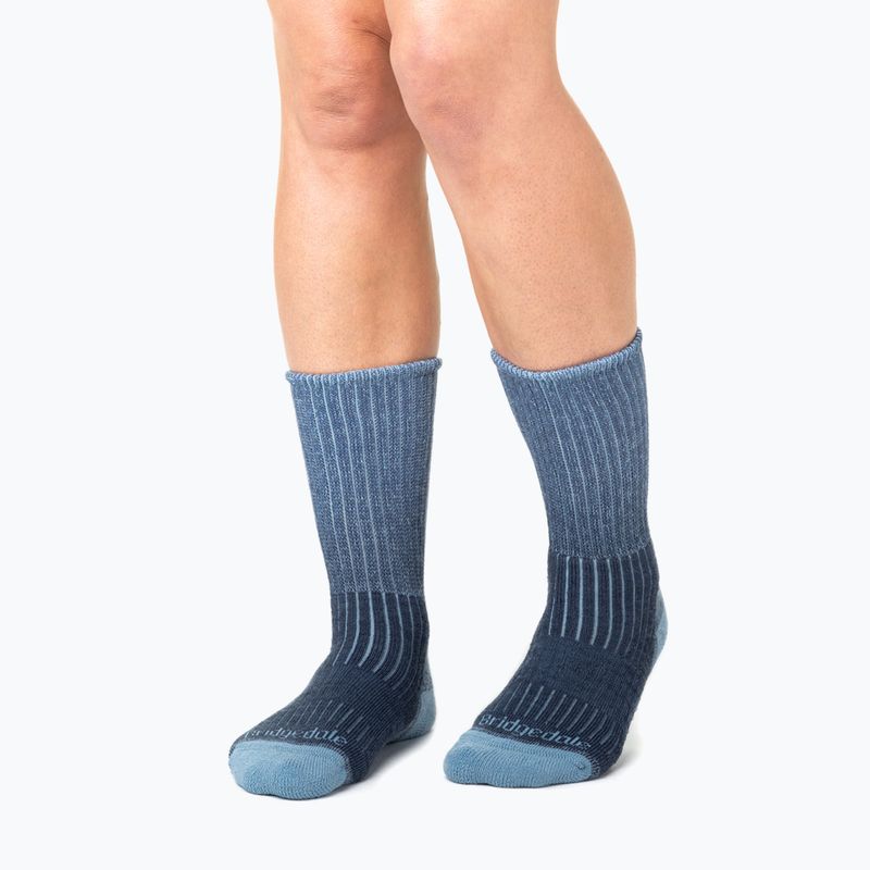 Damensocken Bridgedale Midweight Merino Comfort Boot Original blue 5