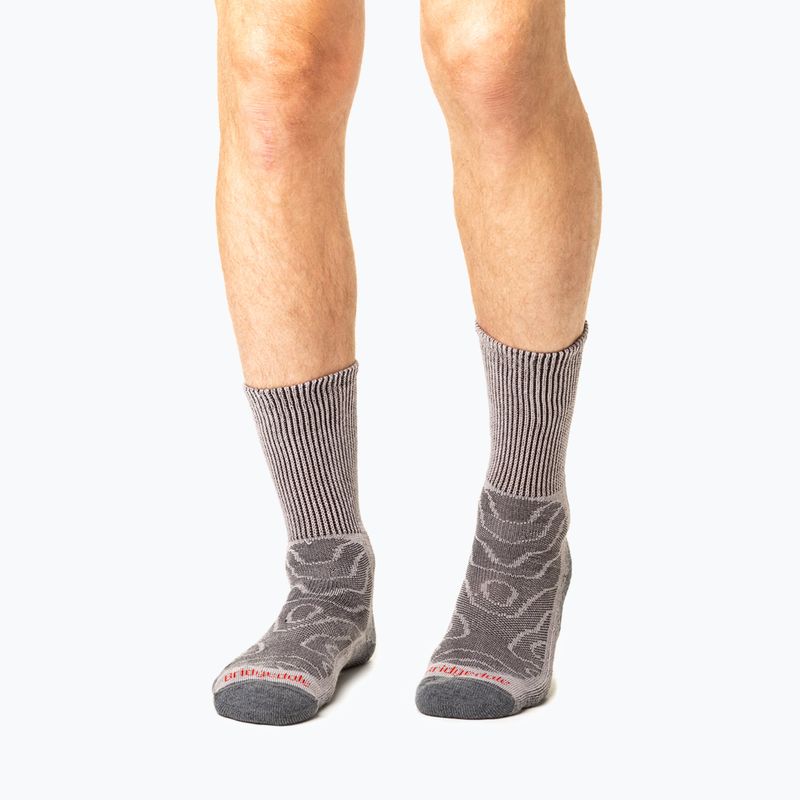 Herrensocken Bridgedale Lightweight Merino Comfort Boot Original grey 12