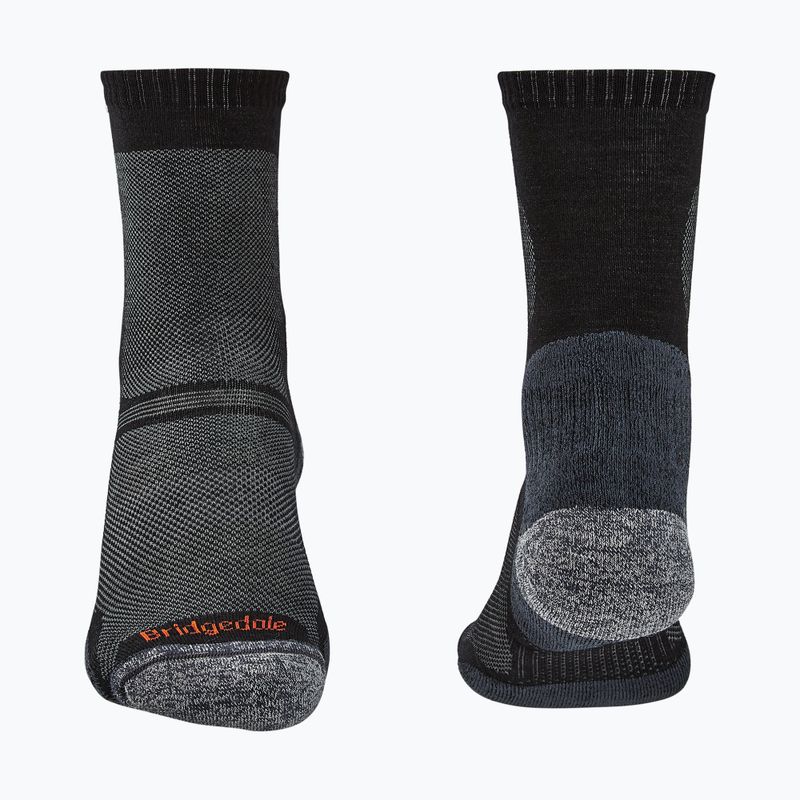 Herren-Trekkingsocken Bridgedale Hike Ultralight Performance Crew black 2