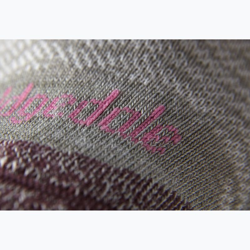 Damen-Trekkingsocken Bridgedale Hike Ultralight Performance Crew aubergine 3