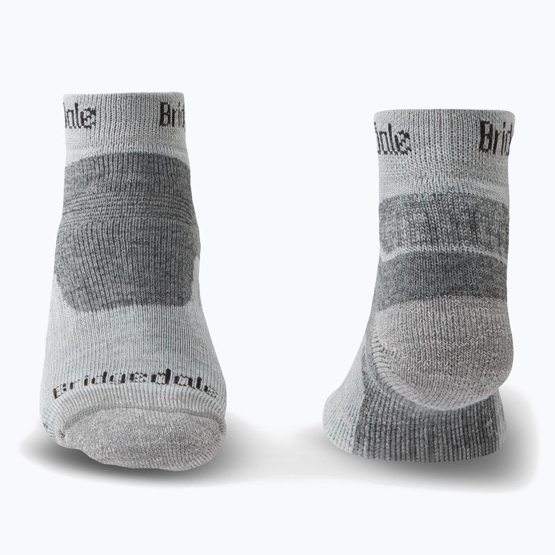 Herren-Trekkingsocken Bridgedale Hike Midweight Performance Ankle silver/black 2