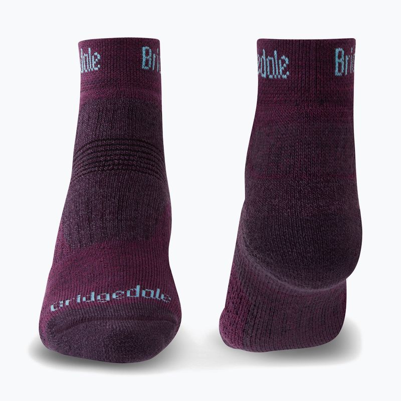 Damen-Trekkingsocken Bridgedale Hike Midweight Performance Ankle dark purple 2