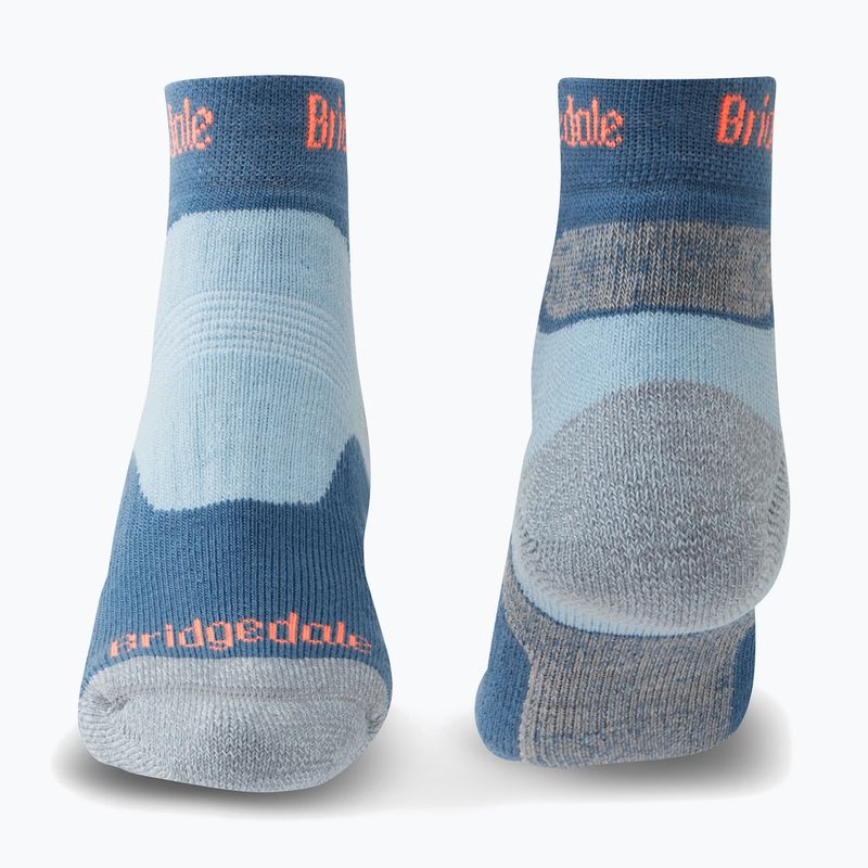 Damen-Trekkingsocken Bridgedale Hike Midweight Performance Ankle blue 2