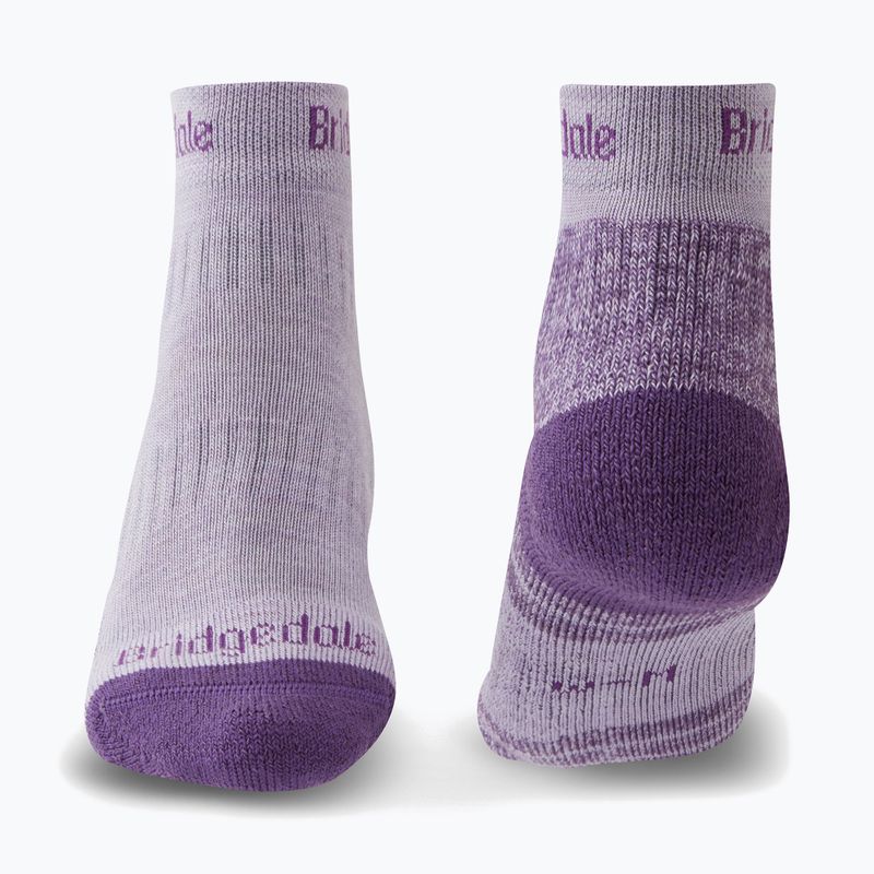 Damensocken Bridgedale Hike Lightweight Performance Ankle heather/damson 2