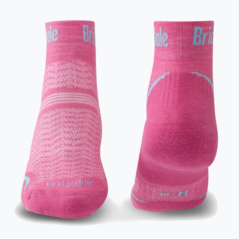 Damen-Trekkingsocken Bridgedale Hike Ultralight Performance Ankle pink 2