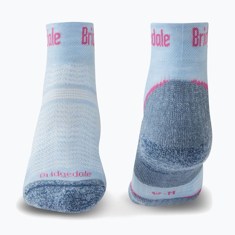 Damen-Trekkingsocken Bridgedale Hike Ultralight Performance Ankle blue 2