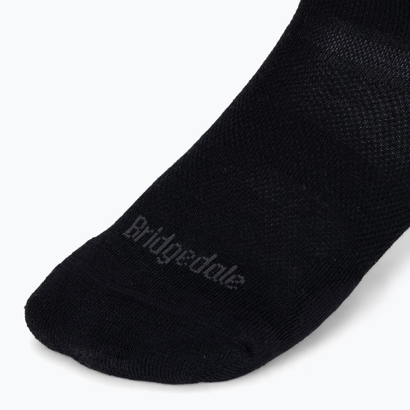 Herren-Trekkingsocken Bridgedale Hike Ultralight Performance Ankle black/grey 3