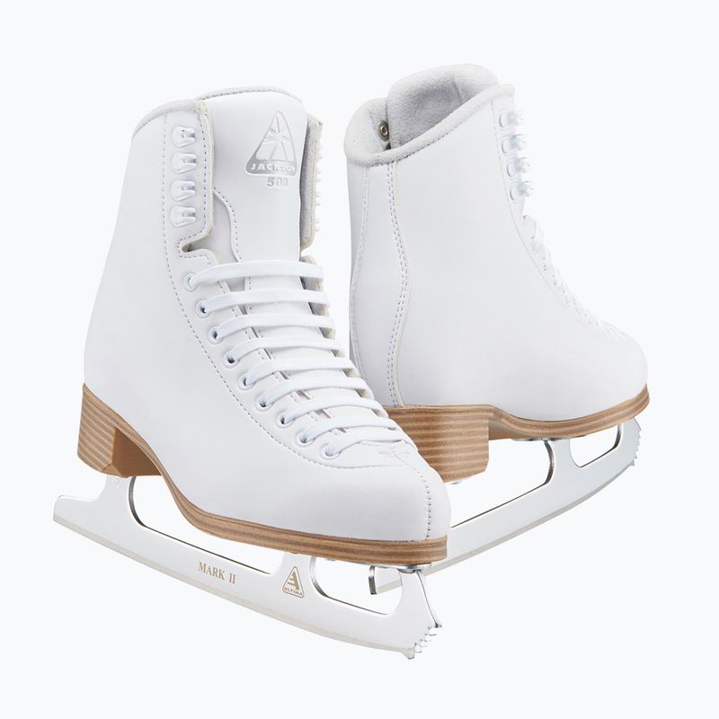 Damen-Kunstlaufschlittschuhe Jackson Classic 500 Ultima Mark I Blade white 7