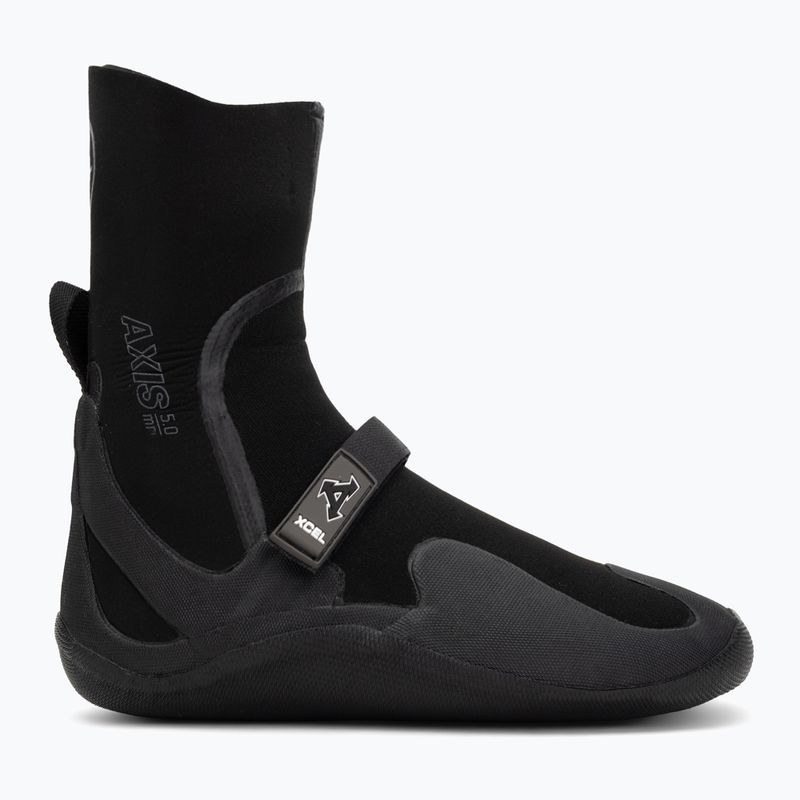 Neopren-Schuhe Xcel Axis Round Toe 5 mm black 2