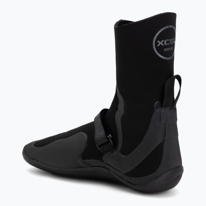Neopren-Schuhe Xcel Axis Round Toe 5 mm black 3