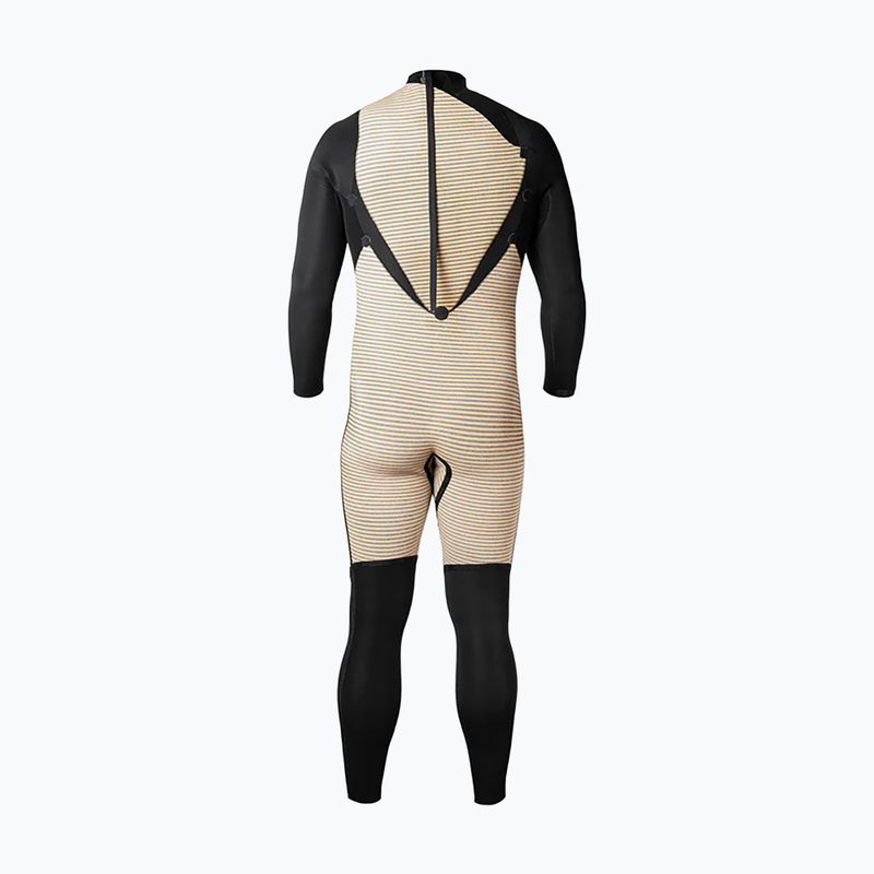 Herren Schwimm-Neoprenanzug Xcel Comp 4/3 mm Back Zip Full black 5