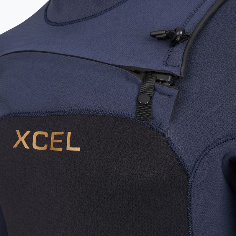 Herren Schwimm-Neoprenanzug Xcel Comp+ 5/4 mm Full black/blue nights 4