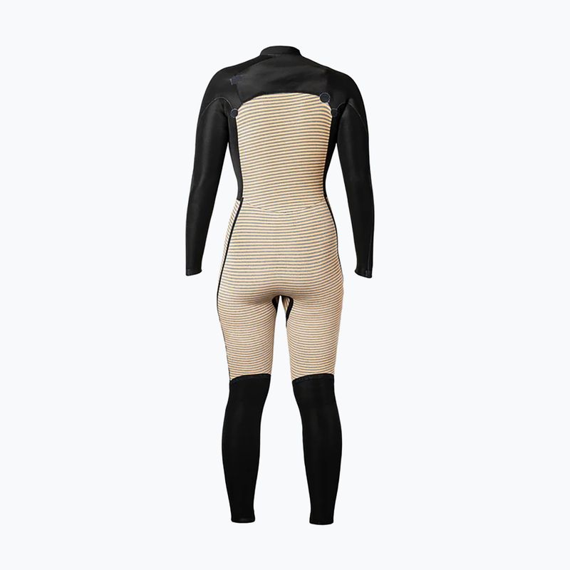 Damen Schwimm-Neoprenanzug Xcel Comp 3/2 mm Full black/black palm/monstera print 6