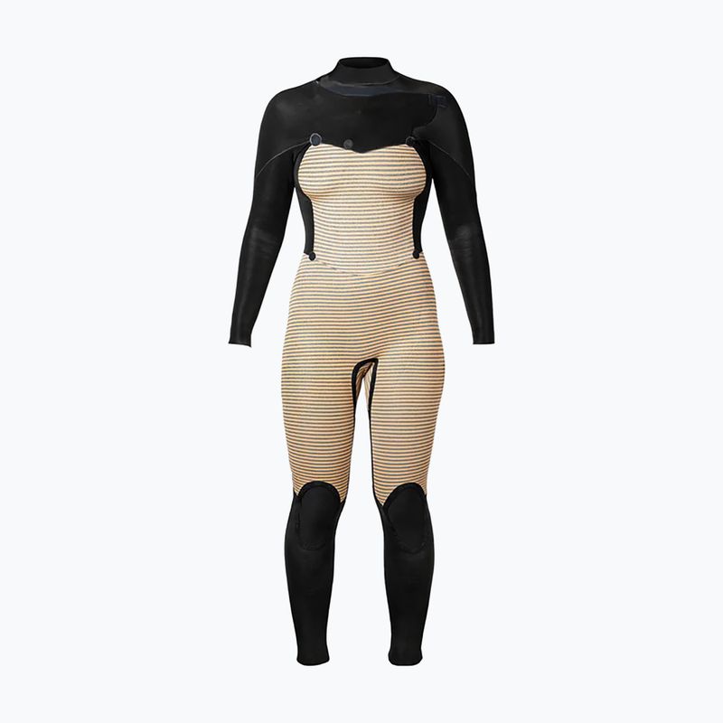 Damen Schwimm-Neoprenanzug Xcel Comp 4/3 mm Full black/black palm/monstera print 4