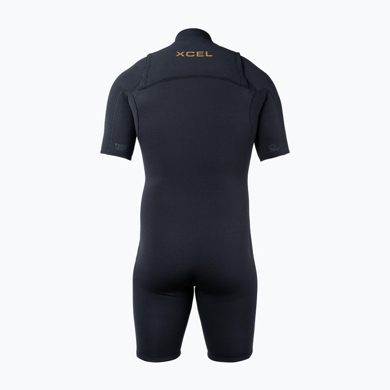 Herren Schwimm-Neoprenanzug Xcel Comp+ Spring 2/1,5 mm SS black 2