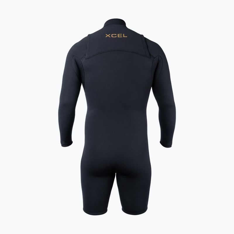 Herren Schwimm-Neoprenanzug Xcel Comp+ Spring 2/1,5 mm LS black 2
