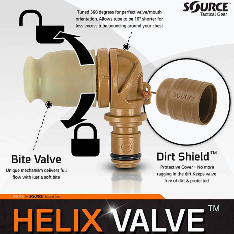 Mundstück für Source Tactical Helix Ventil Kojote 2