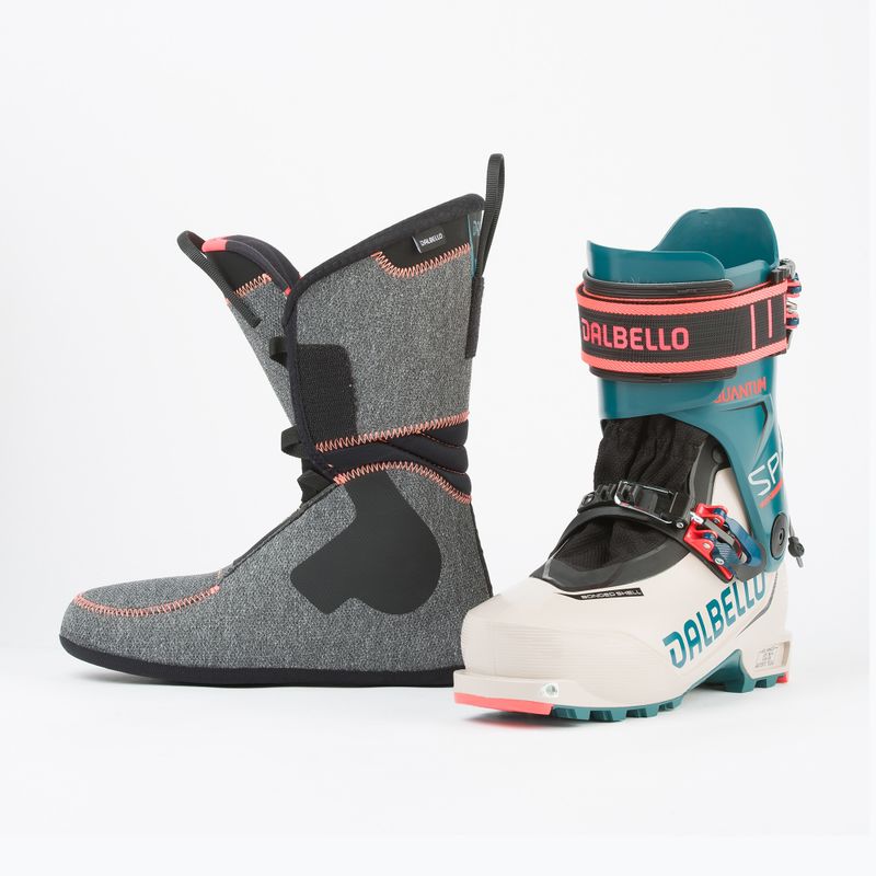 Dalbello Quantum Space Pro Herren Skischuh ecru/grün 6