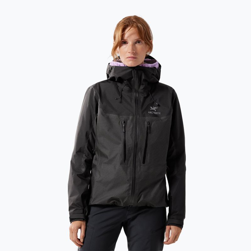 Arc'teryx Alpha Damen Regenjacke schwarz