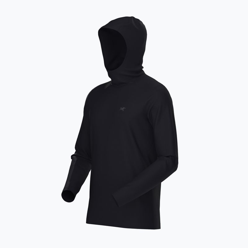 Herren Arc'teryx Ionoa Merino Wool Hoody Trekking Sweatshirt schwarz 3