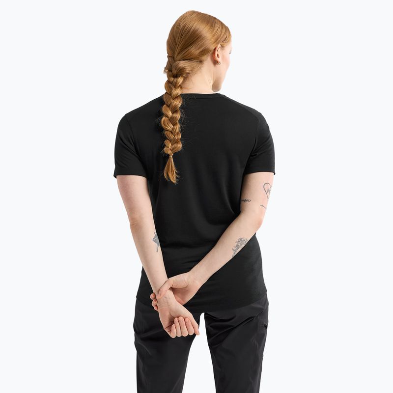 Arcteryx Damen Lana Crew schwarzes T-shirt 3