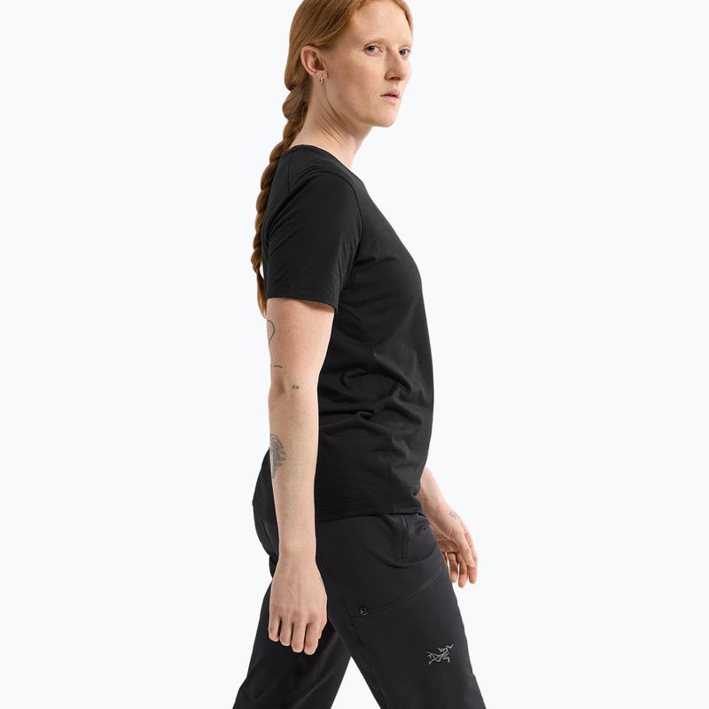Arcteryx Damen Lana Crew schwarzes T-shirt 4