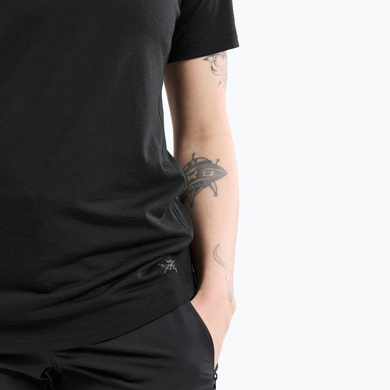 Arcteryx Damen Lana Crew schwarzes T-shirt 5