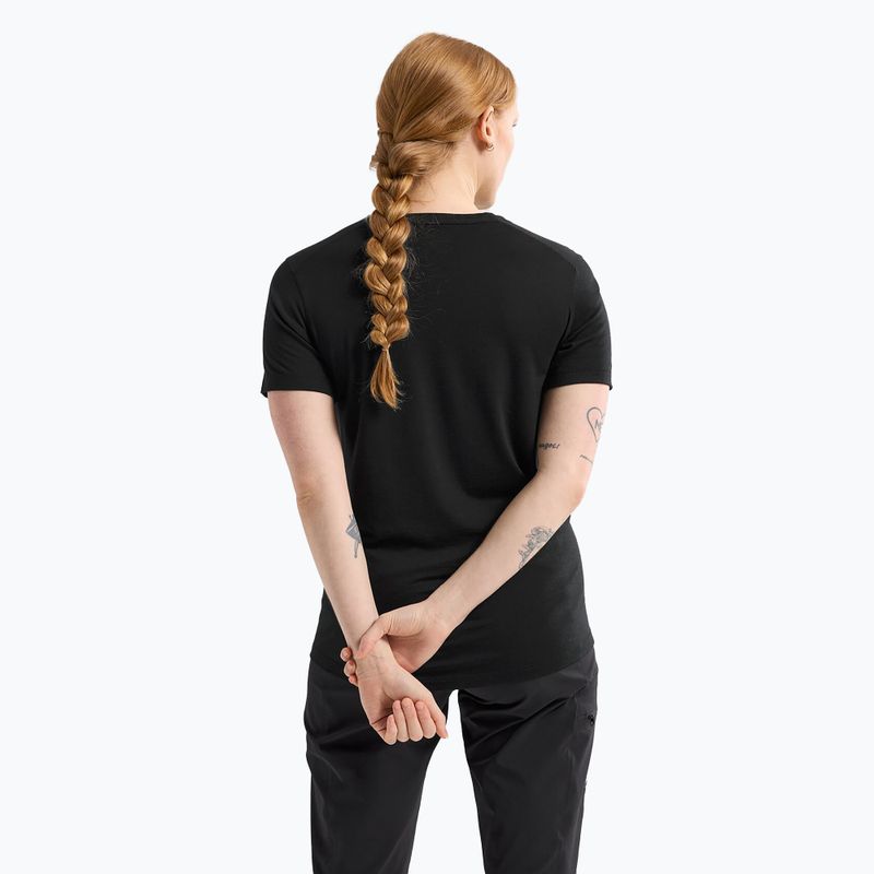 Arcteryx Lana Crew Damen-Trekking-Shirt schwarz X000007443003 3