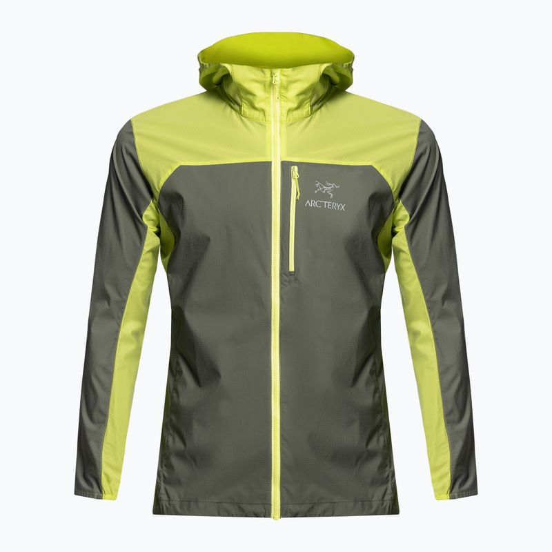 Arc'teryx Squamish Hoody Herren Windjacke grün/gelb X000007411011