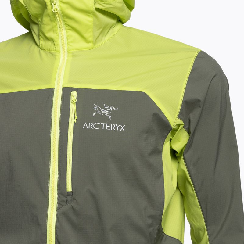 Arc'teryx Squamish Hoody Herren Windjacke grün/gelb X000007411011 3