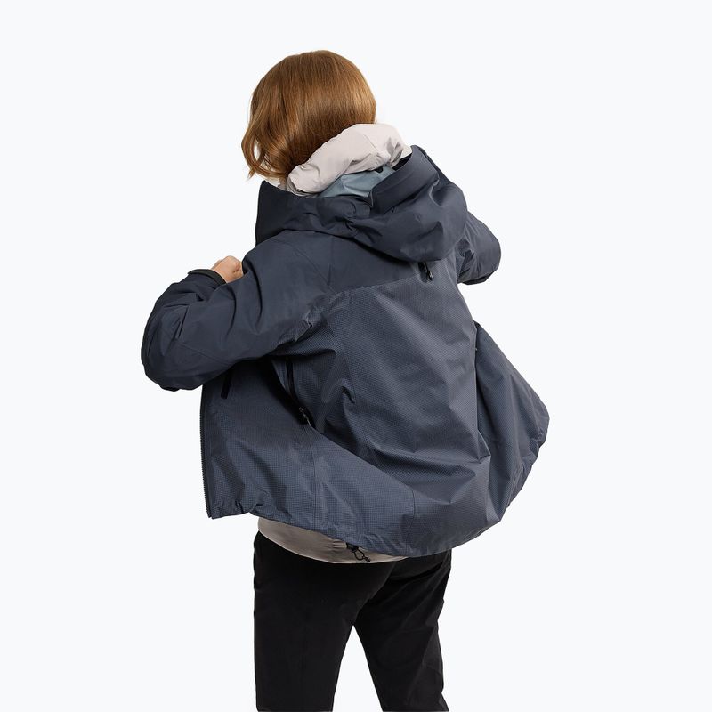 Arcteryx Alpha black sapphire Frauen regen Jacke 3
