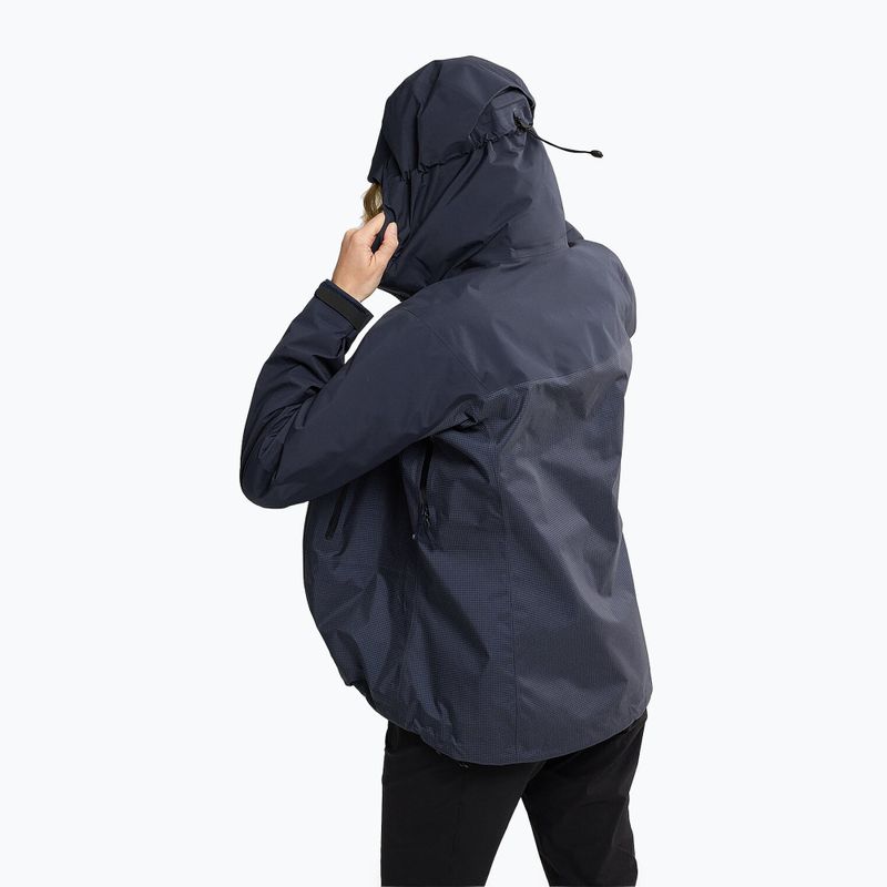 Arcteryx Alpha black sapphire Frauen regen Jacke 5