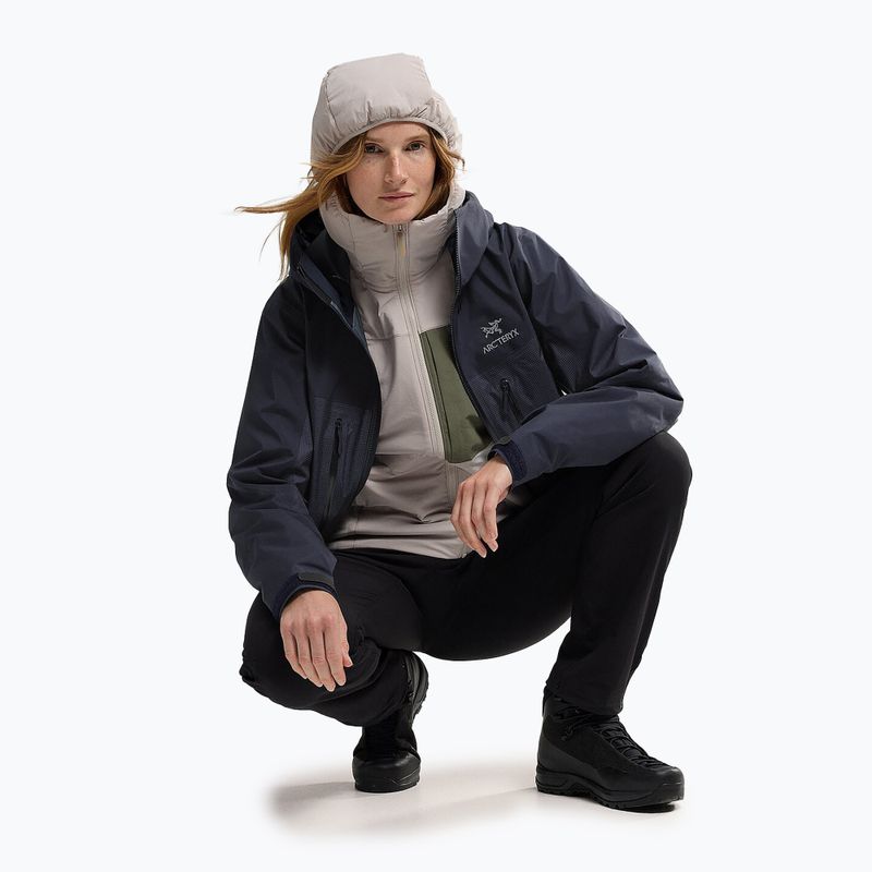 Arcteryx Alpha black sapphire Frauen regen Jacke 7