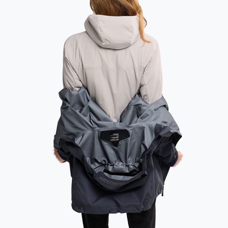 Arcteryx Alpha black sapphire Frauen regen Jacke 8