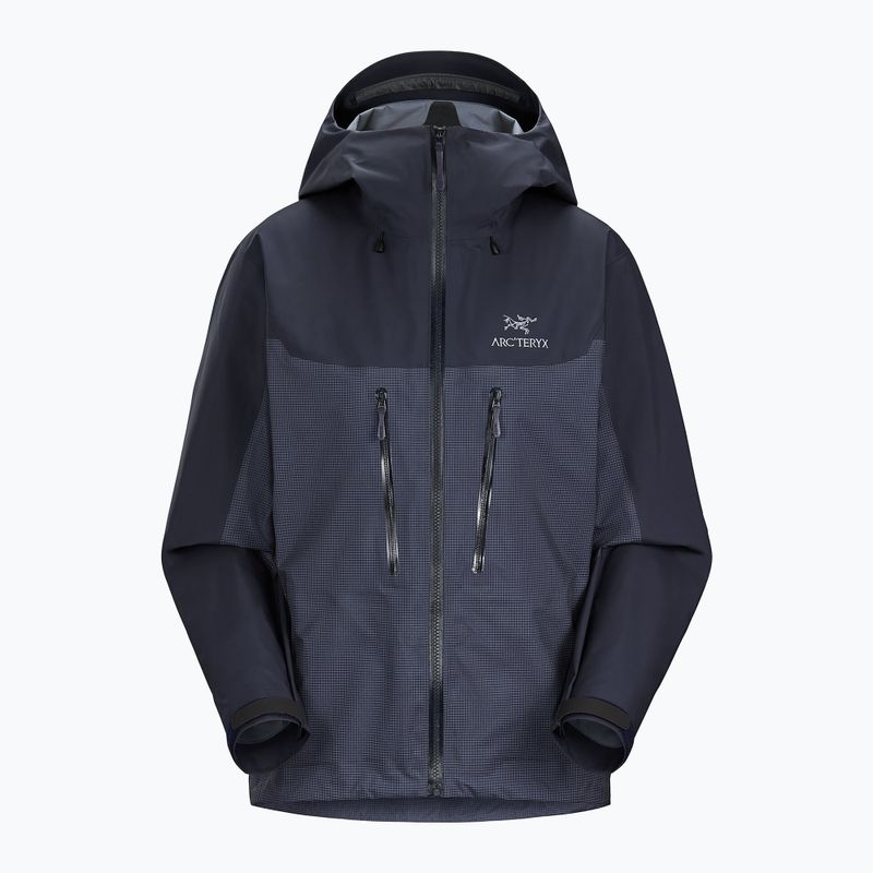 Arcteryx Alpha black sapphire Frauen regen Jacke 9