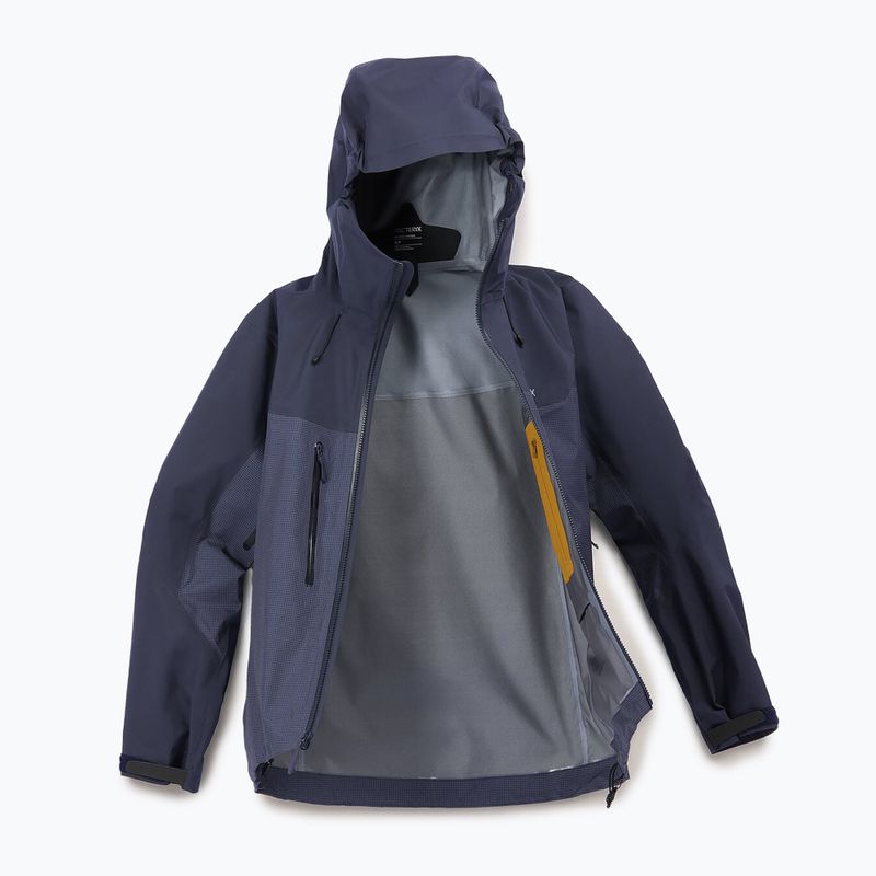 Arcteryx Alpha black sapphire Frauen regen Jacke 12