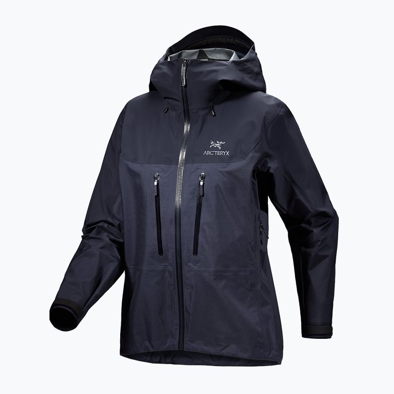 Arc'teryx Alpha black sapphire Frauen regen Jacke 13