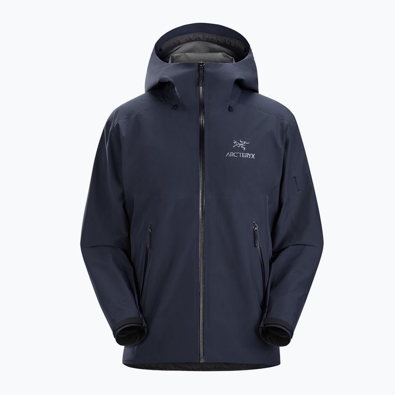 Herren Arcteryx Beta LT Regenjacke schwarz saphir 4
