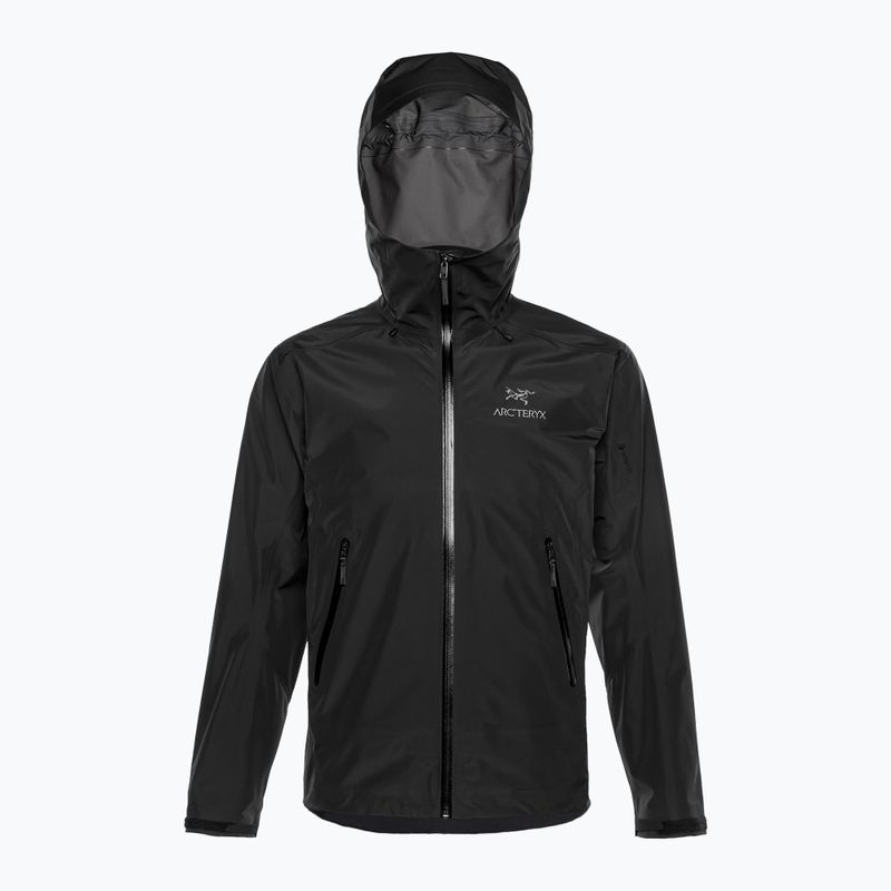 Herren Arcteryx Beta LT Regenjacke schwarz X000007126002