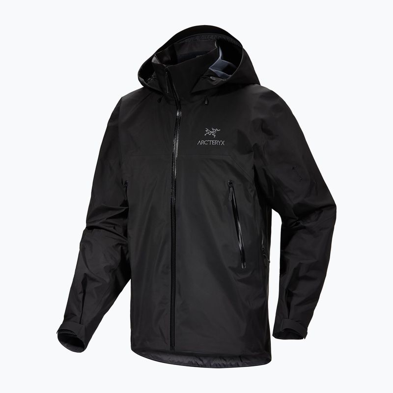 Herren Arcteryx Beta AR Regenjacke schwarz 9
