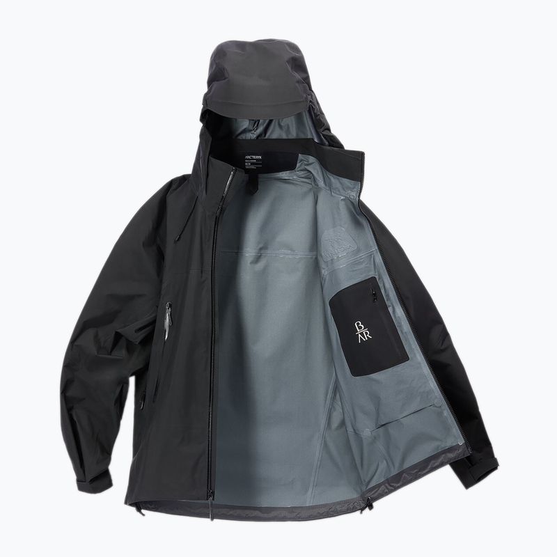 Herren Arcteryx Beta AR Regenjacke schwarz 11