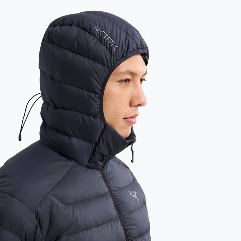 Men's Arc'teryx Cerium Hoody Daunenjacke black sapphire 7