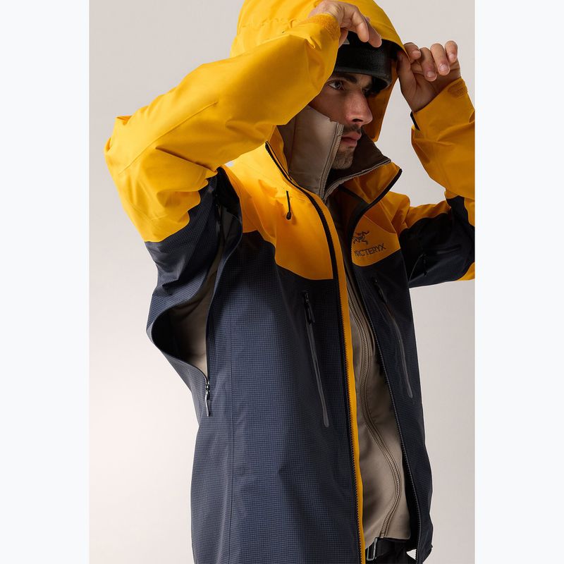 Arc'teryx Alpha Herren Regenjacke black sapphire/edziza 5