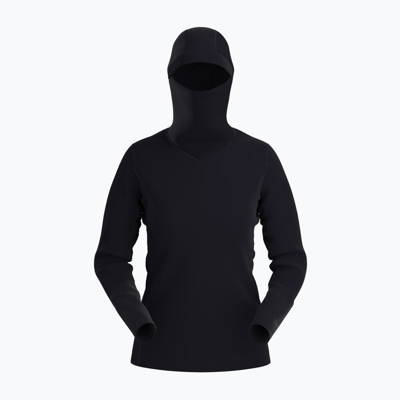 Damen-Trekking-Sweatshirt Arcteryx Rho Hoody schwarz 9